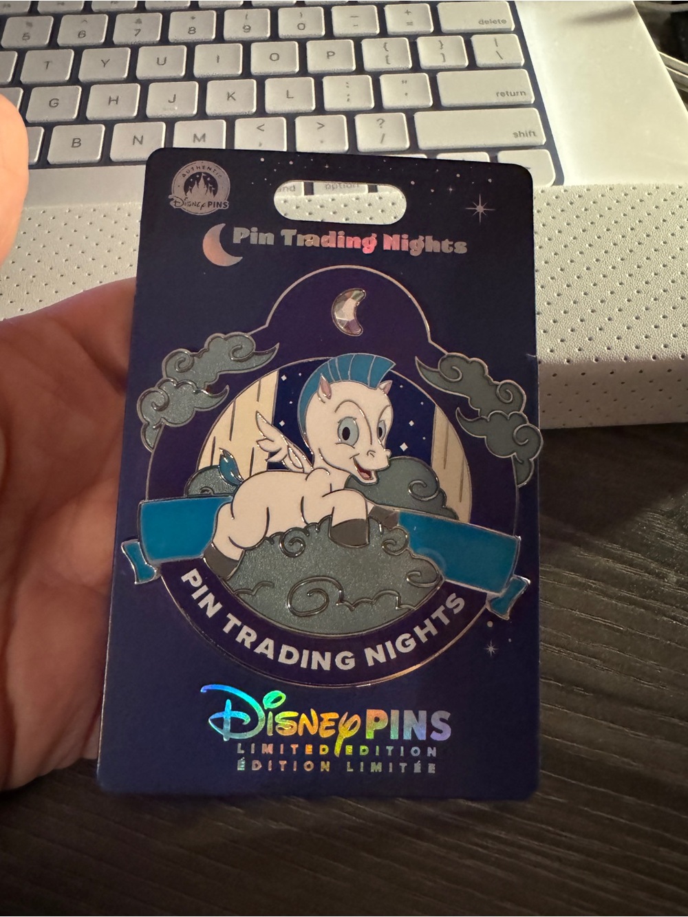 2026 Disney Parks WDW Pin Trading Night Mini-Jumbo Pegasus pin LE 500